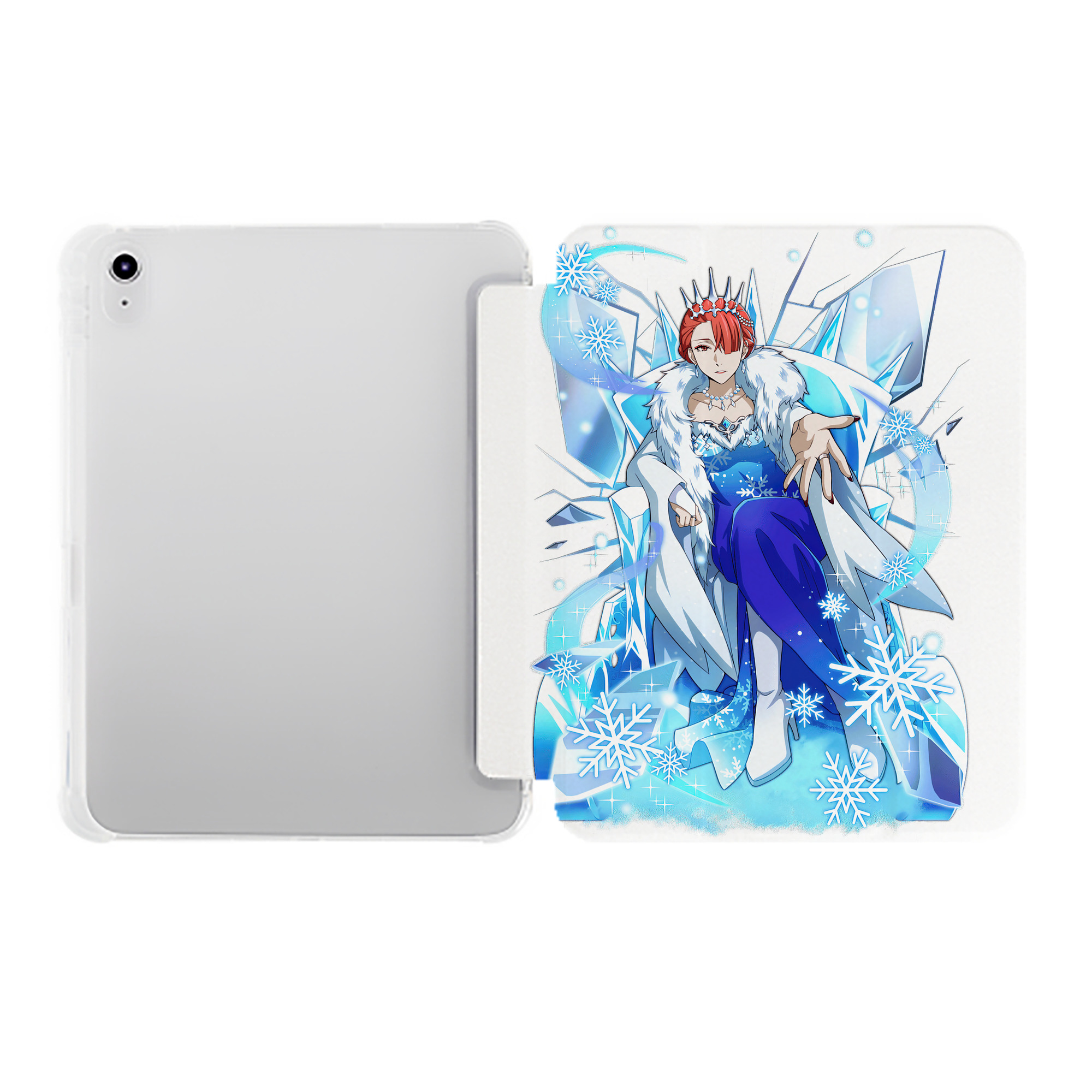 （画像用） 文豪ストレイドッグス Bungo Stray Dogs IPad ケース ペン収納付き 三つ折りスタンド PUレザー×シリコン 対応機種9.5/10.5/10.9インチ